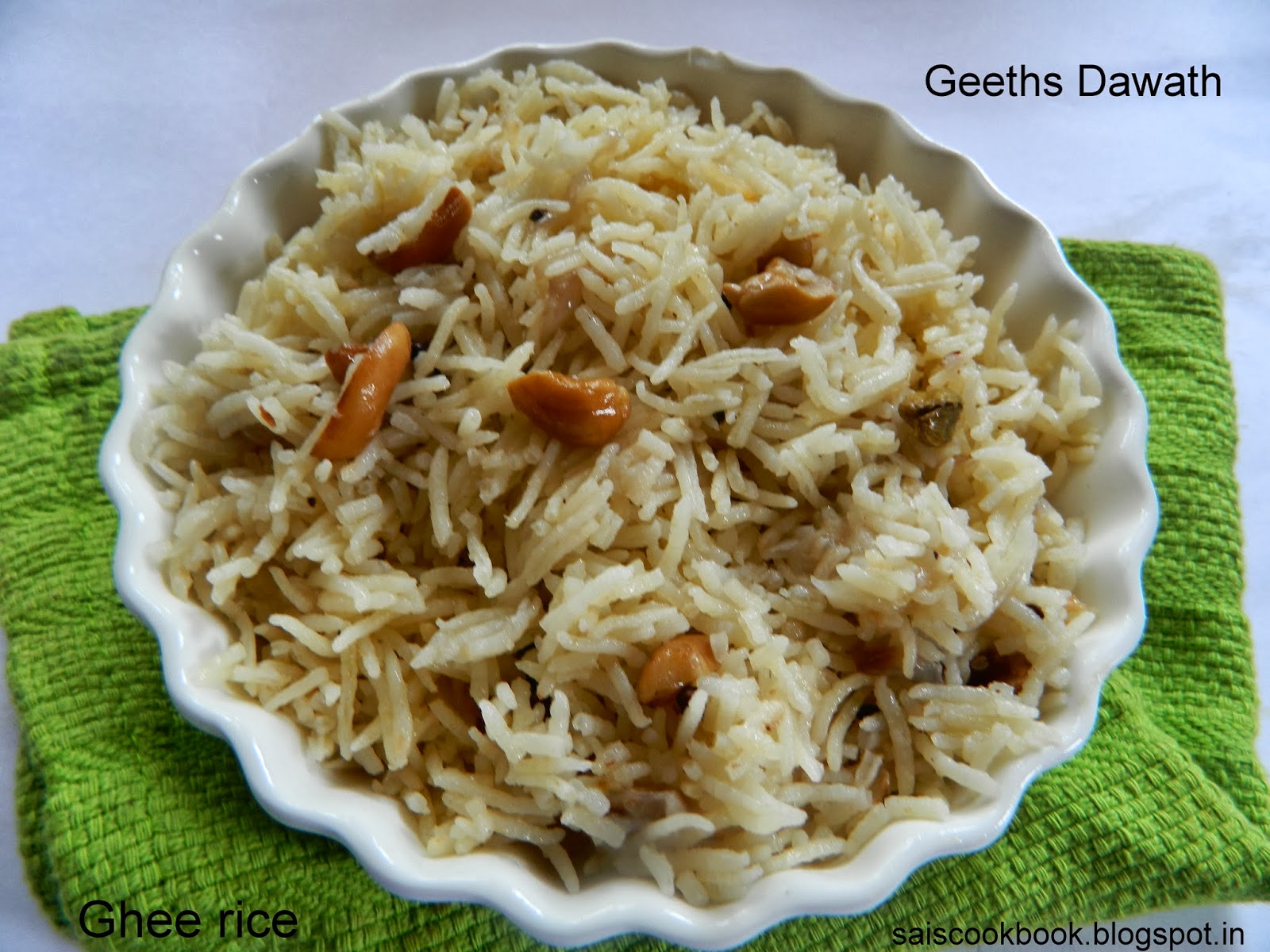 Geeths Dawath Ghee rice 2