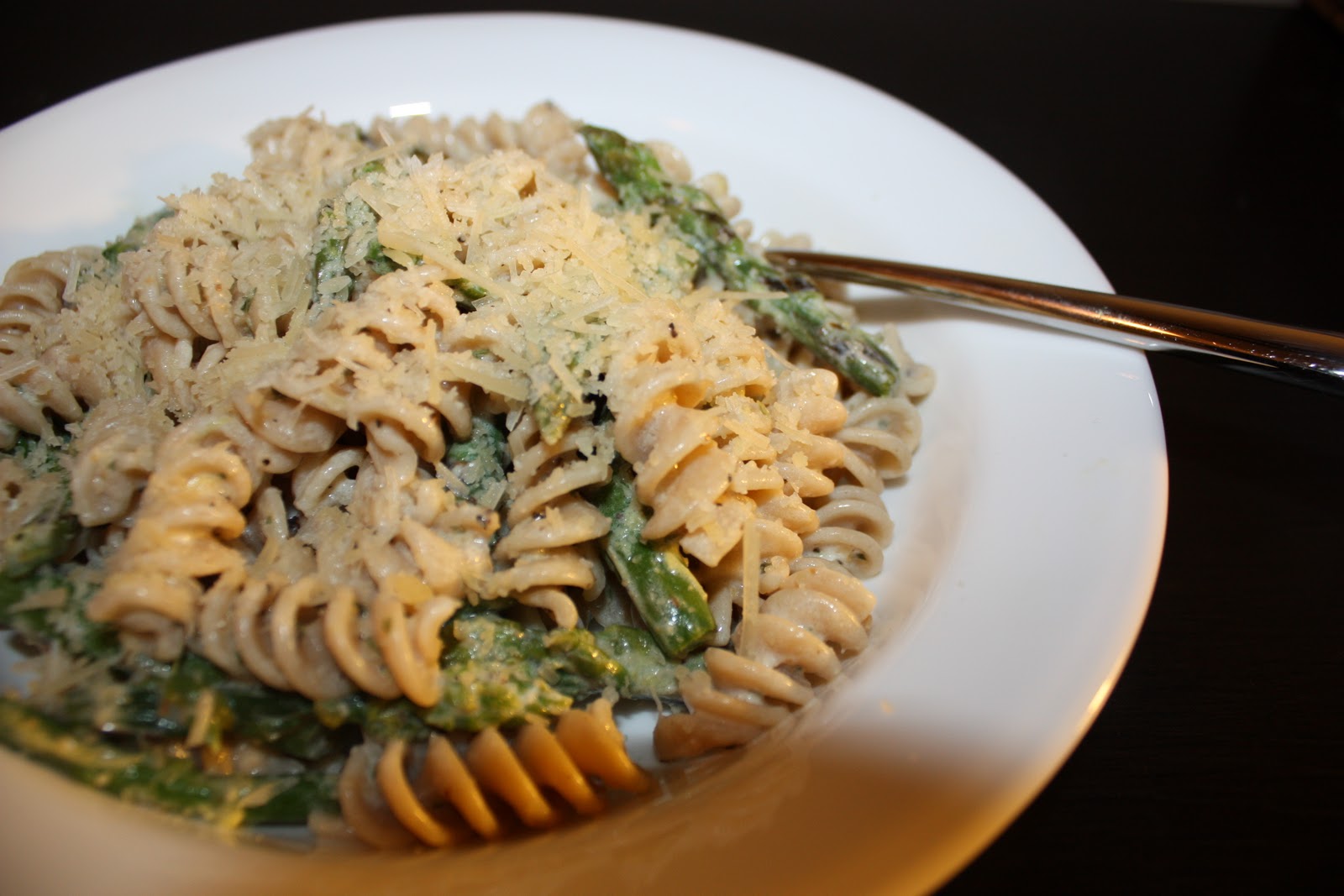 Olive The Ingredients Asparagus, Goat Cheese, and Lemon Pasta