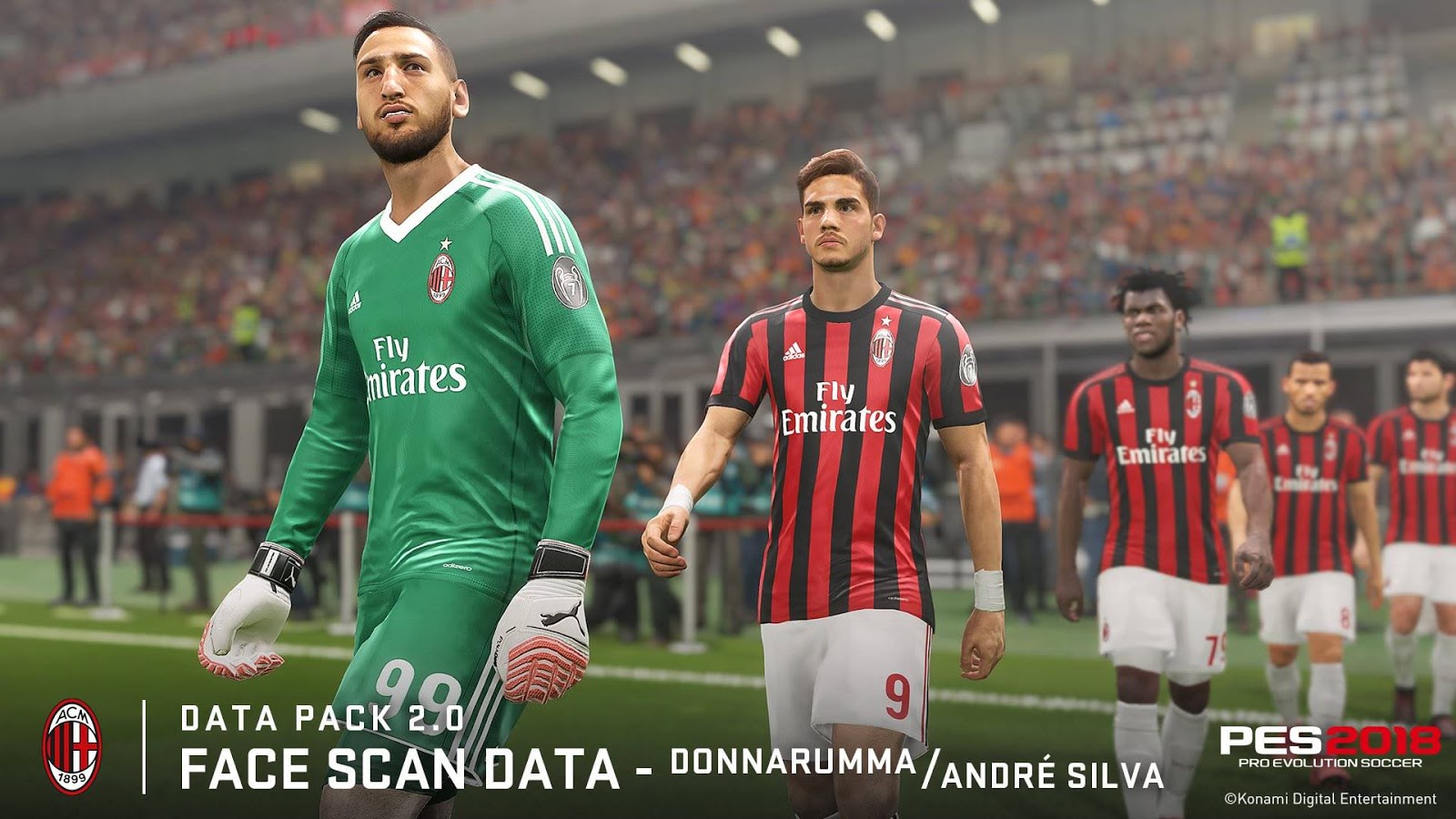 التحديث الرسمى الثانى من كونامى Pes 2018 Data Pack 2