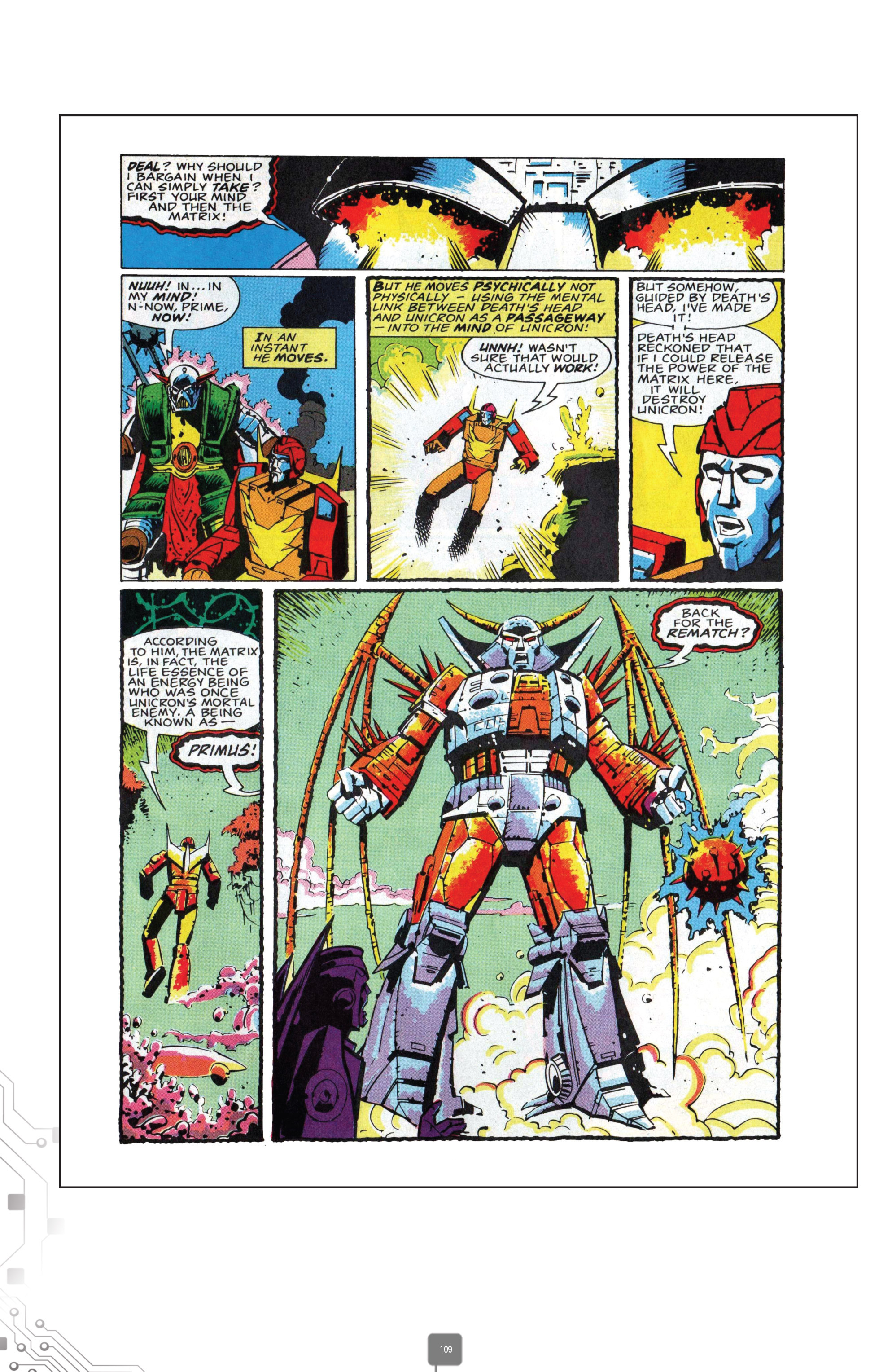 Read online The Transformers Classics UK comic - Issue # TPB 5 - 110