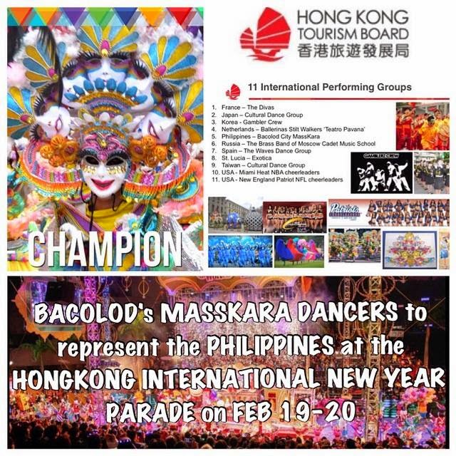 Bacolod's Masskara Joins Hong Kong's Chinese New Year's Eve Parade