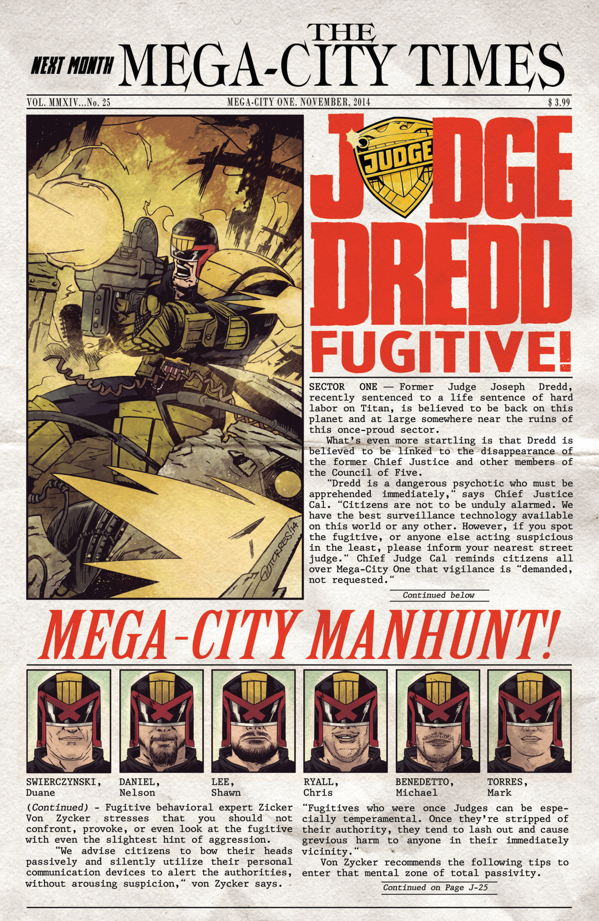 Read online Judge Dredd (2012) comic -  Issue #24 - 23