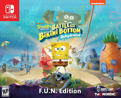 Spongebob Squarepants Battle For Bikini Bottom Rehydrated Game Cover Switch Fun Edition