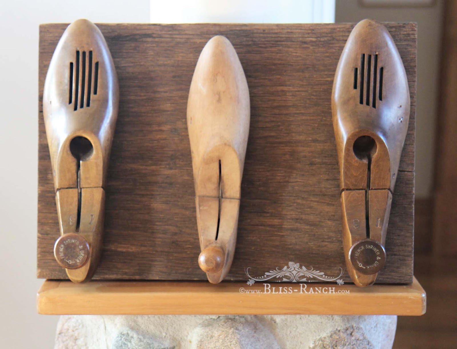 Bliss Ranch Vintage Shoe Lasts Thrift Store Decor April