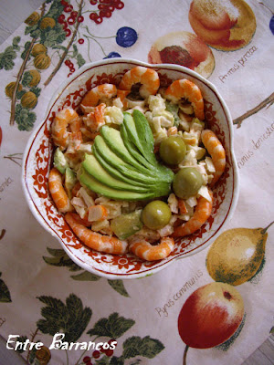  Ensalada de langostinos 