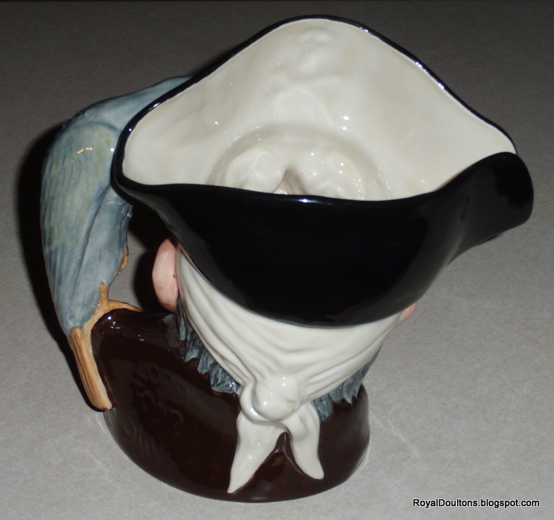 royaldoultons Long John Silver Character Toby Jug D6335 Royal Doulton