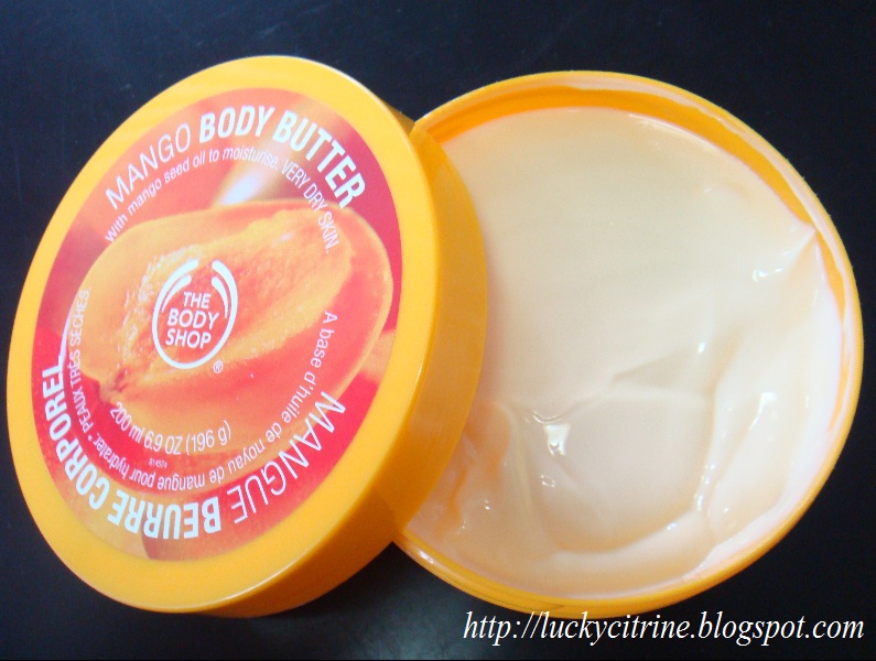 Lucky Citrine The Body Shop Body Butter in Mango