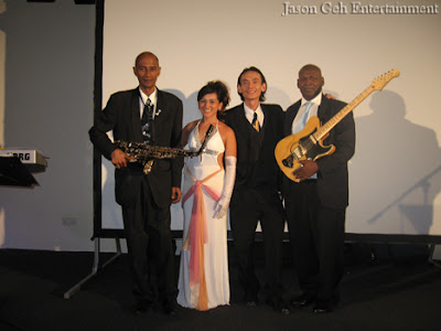 JGE Jazz Quartet - Photo taken during performance at HSBC Palm Oil Nite on the 1st of October 2010