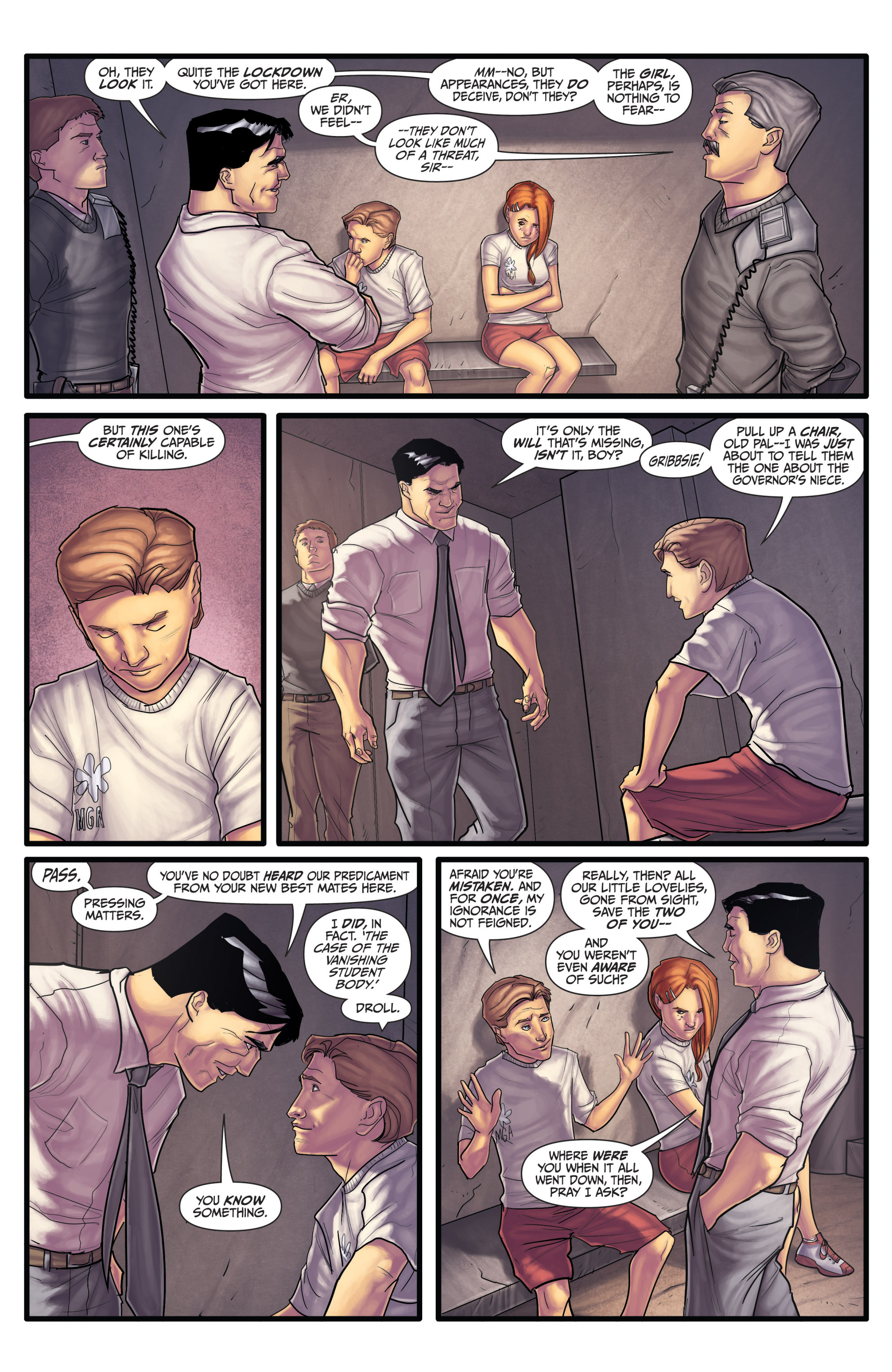 Read online Morning Glories comic -  Issue # _TPB 4 - 151