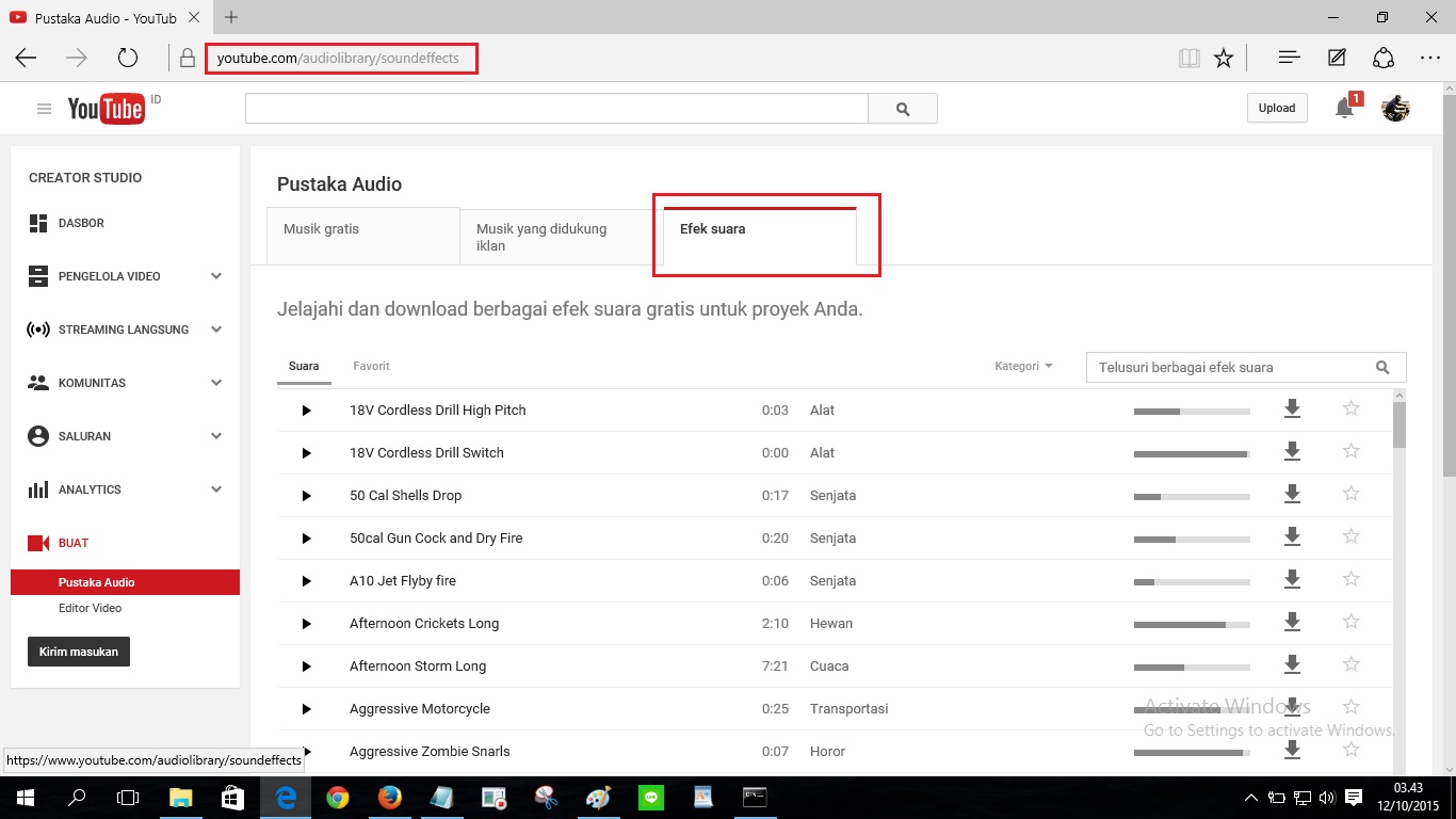 Tempat Download Sound Effect Gratis Tempat Download Sound Effect Gratis