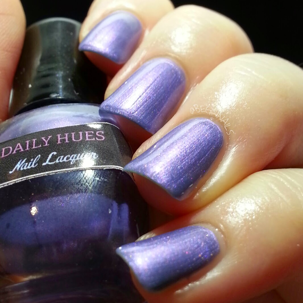Let's Begin Nails Daily Hues Nail Lacquer Winter Collection Swatch and
