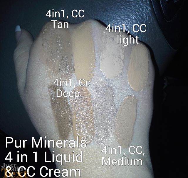 Pür Minerals 4in1 Foundation SPF15 vs. Pur Minerals CC Cream SPF 40