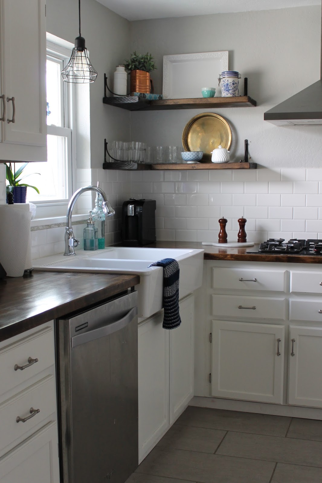 Wonderfully Made Adding Open Shelves to the Kitchen!