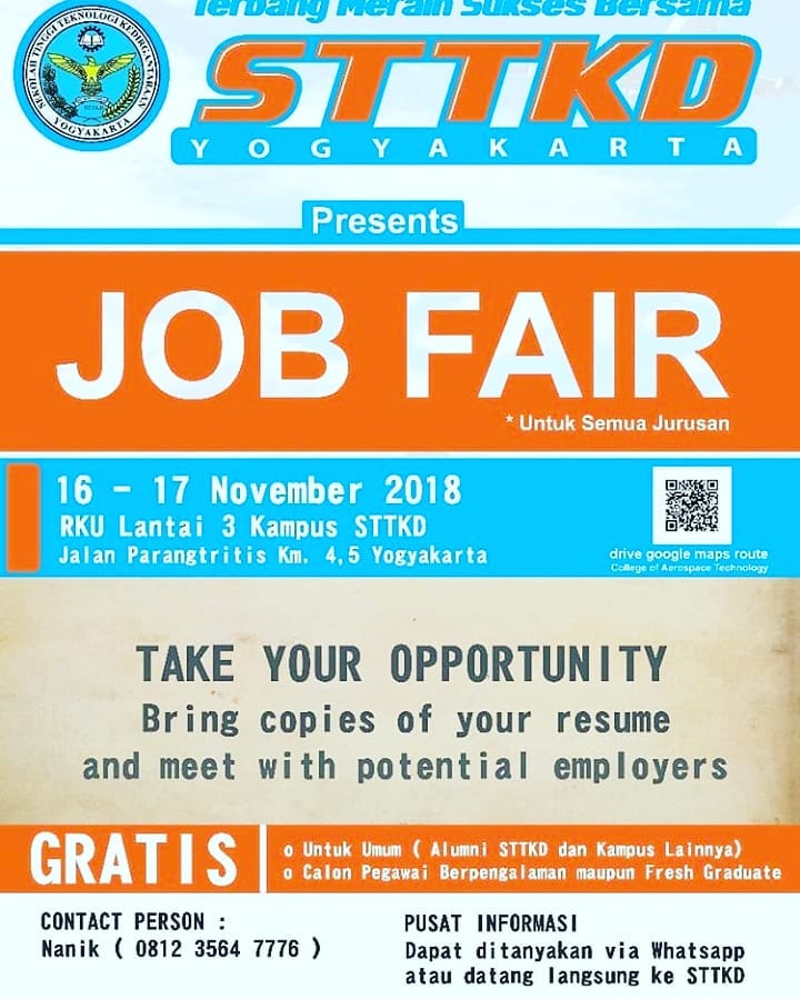 Job Fair STTKD Yogyakarta - Lowongan Kerja Terbaru Indonesia 2021
