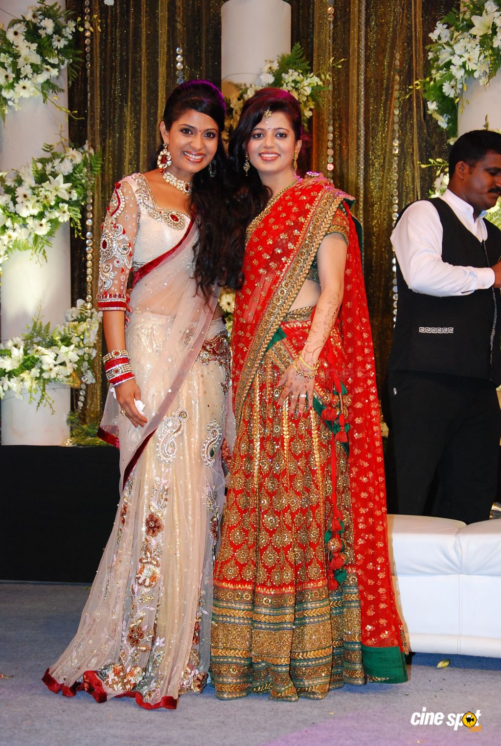 Googler's Picasa: Actress At Prithviraj Wedding Reception Photos