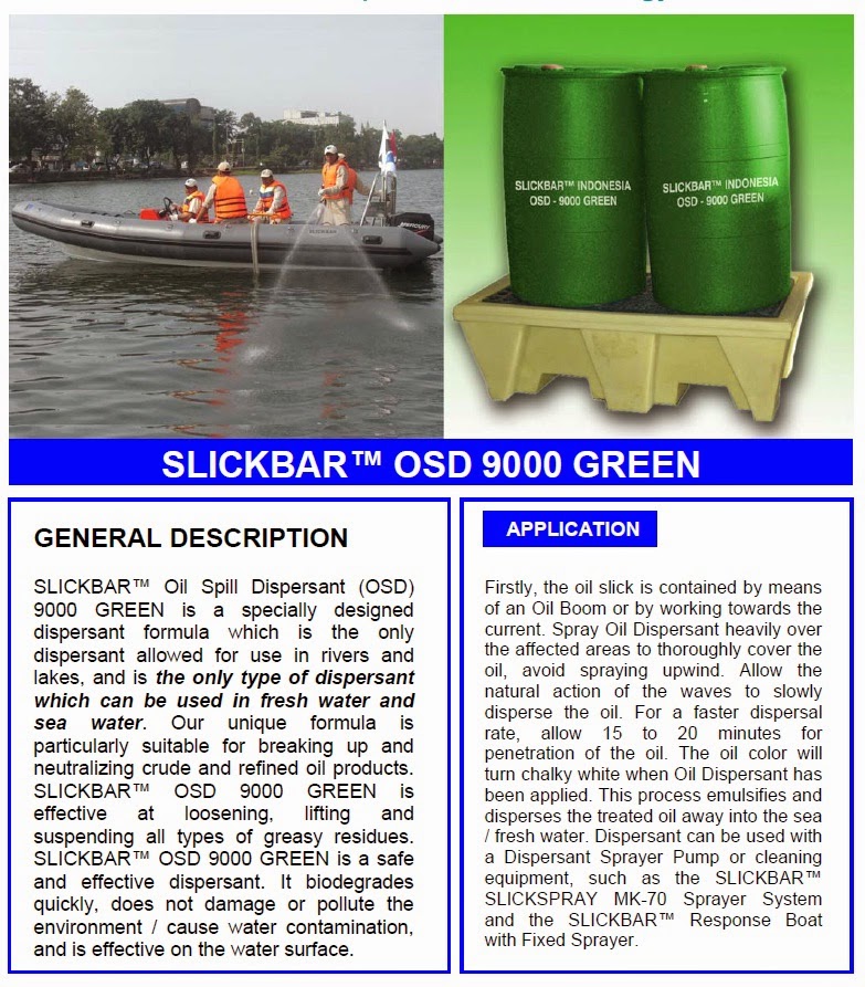 Slickbar Indonesia The World Leaders in Oil Spill Control Technology since 1960 OIL SPILL
