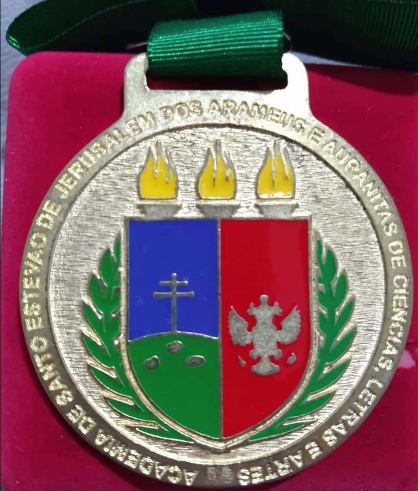 Medalha  de  Membro  da Academia  de santo Estevão de Jerusalém .