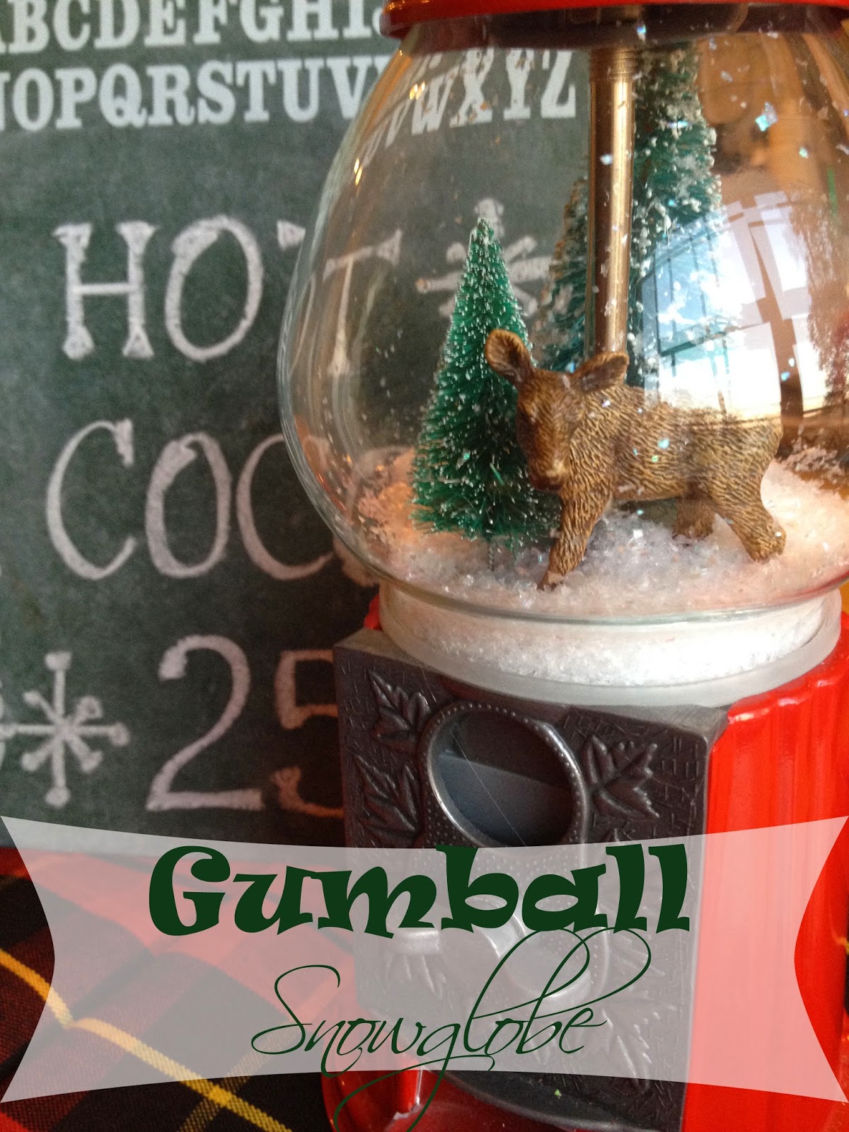 gumball machine snow globe, the altered past blog