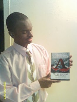 Carlos Jr.& his 1st. published book ...