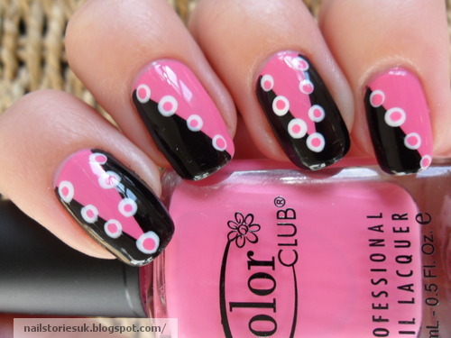Nail Stories: Pink Wednesday!!! - Polka Dots with a Kick & Color Club ...