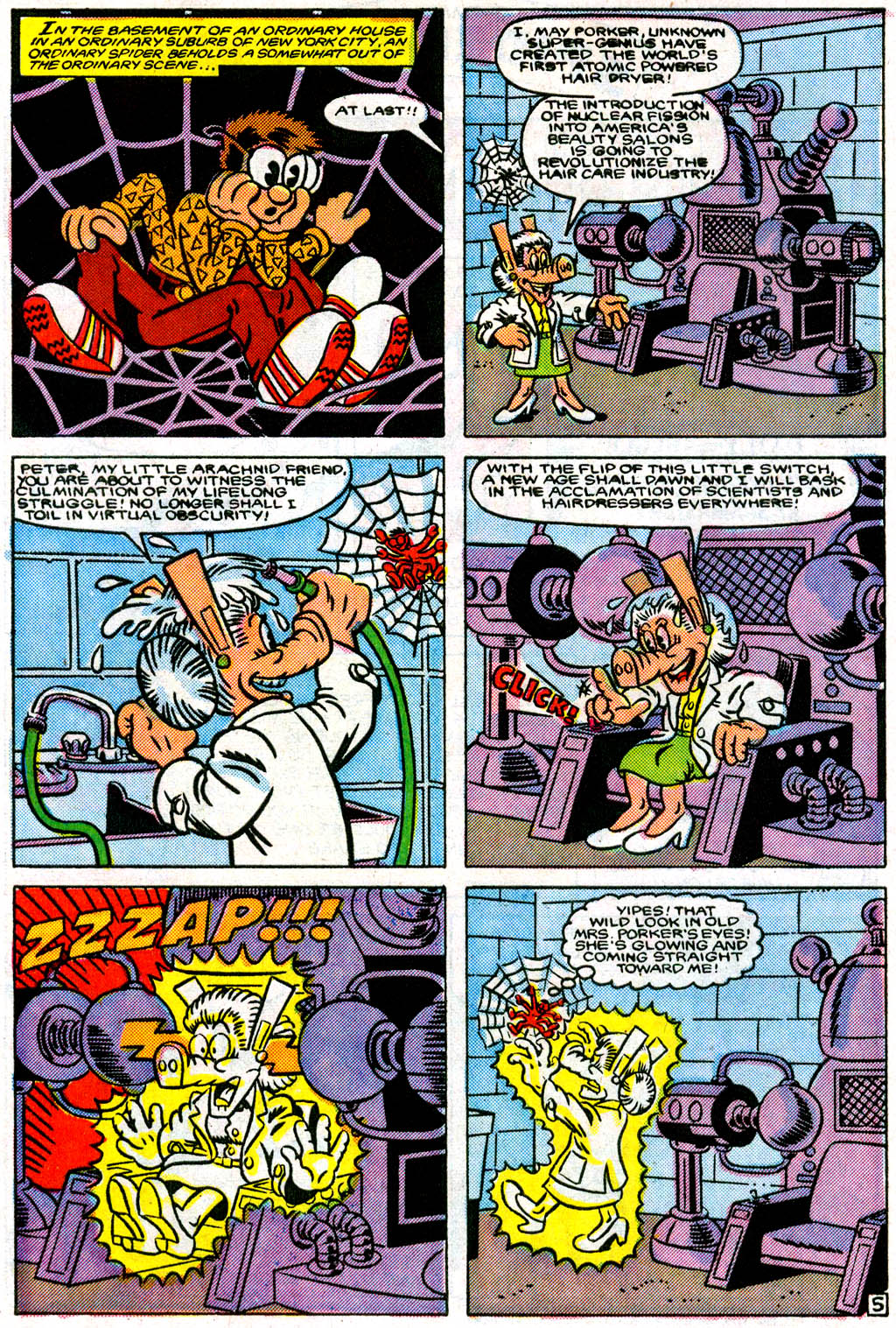 Read online Peter Porker, The Spectacular Spider-Ham comic -  Issue #15 - 6