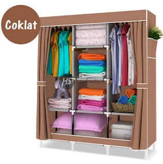 Rak Pakaian Jumbo / Rak Baju Jumbo / Lemari Portable Serbaguna Rak Pakaian Jumbo / Rak Baju Jumbo / Lemari Portable Serbaguna