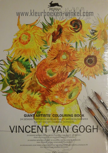 kleurboeken voor volwassenen,  kleurboek GK 05 vincent van gogh 