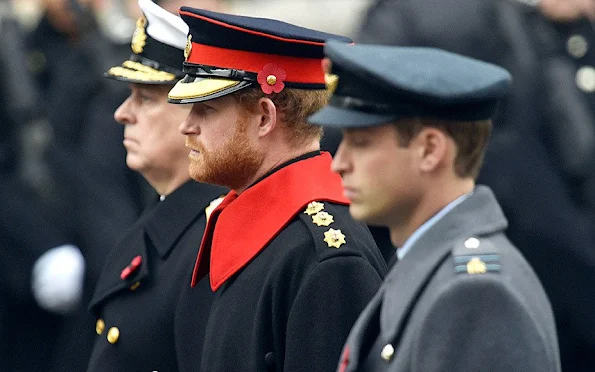 Britain's Queen Elizabeth II and with her husband Britain's Prince Philip, Duke of Edinburgh, Catherine, Duchess of Cambridge and Queen Maxima of the Netherlands and King Willem-Alexander of the Netherlands, Sophie, Countess of Wessex, Britain's Prince William, Duke of Cambridge, Britain's Prince Harry and Britain's Prince Andrew, Duke of York