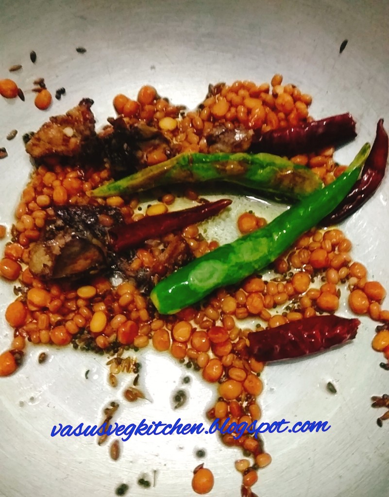 Vasusvegkitchen Yellow cucumber chutney Guntur Dosakaya pachadi