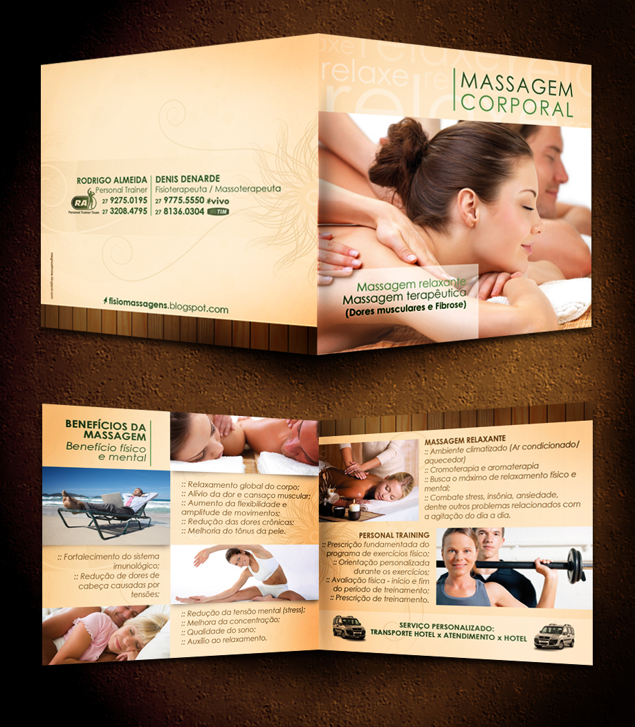 Magnus Firme: Folder para Espaço de Massagem