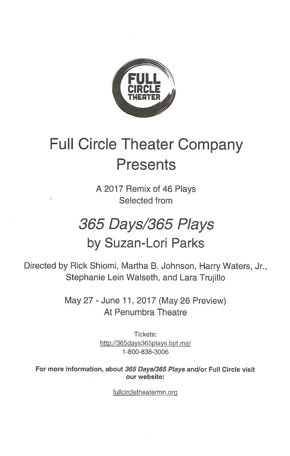 365 Days / 365 Plays