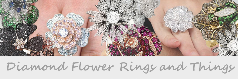 Diamond Flower Rings and Things...