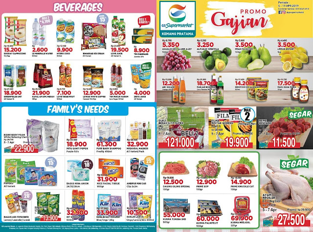 #GSSupermarket - #Promo #Katalog Periode 05 - 11 April 2019