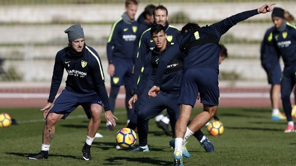 Málaga, Kuzmanovic completa la sesión