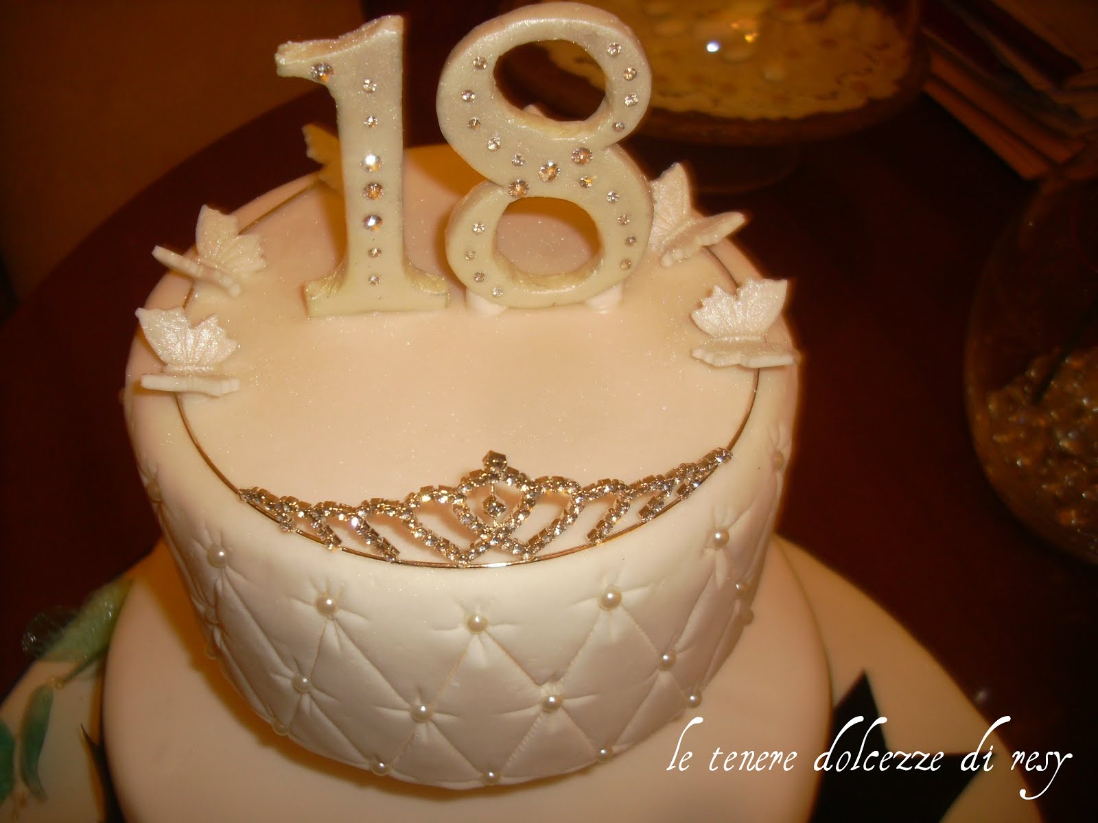 Le Tenere Dolcezze Di Resy Quilted Cake Il 18 Compleanno Della Nostra Principessina