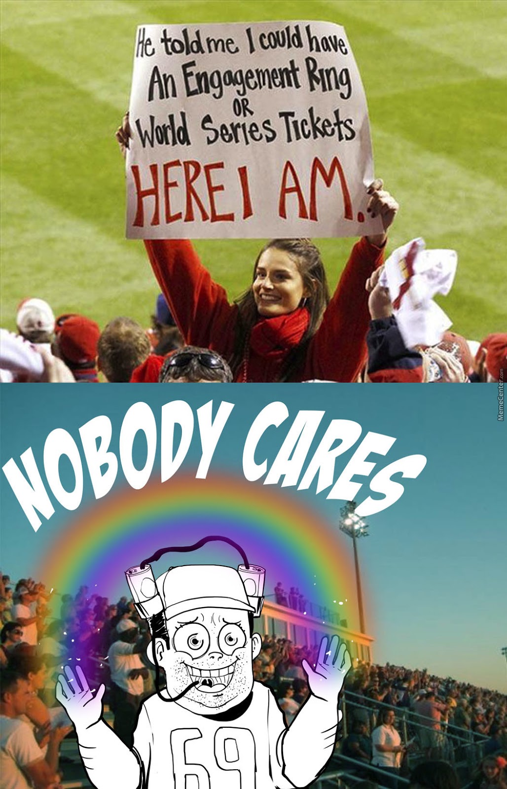 Throw your hands in the air 'cause you just don't care.' My Crazy Email