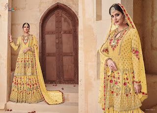 Eid Ramzan pakistani Suits: Shree fab Shehnai gold vol 2