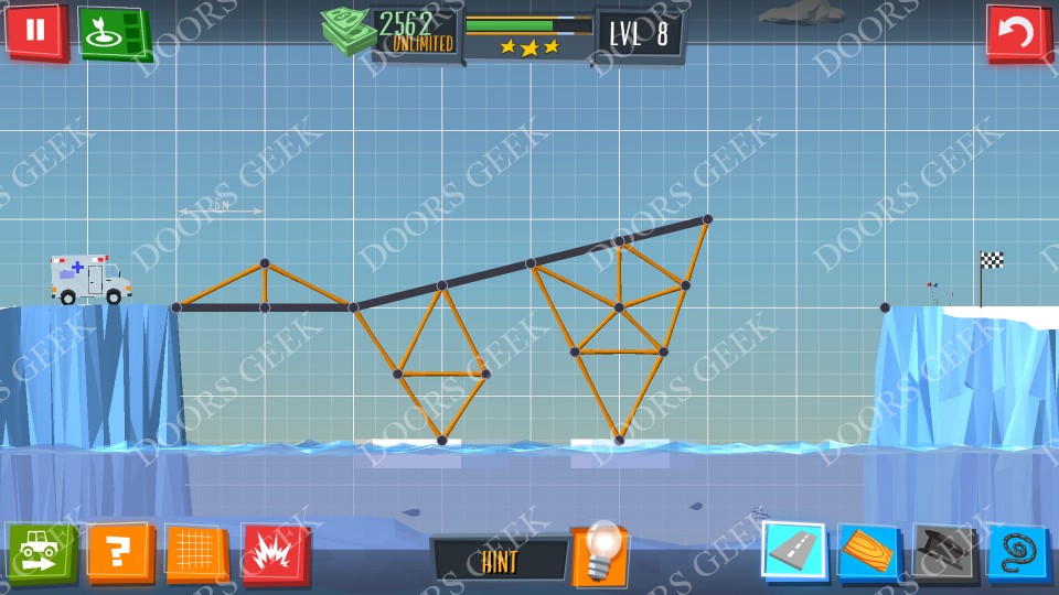 Build a Bridge! Level 8 Solutions Doors Geek Build a Bridge! Level 8 Solutions Doors Geek