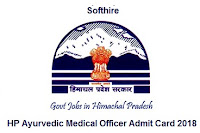 HP Ayurvedic Medical Officer Admit Card