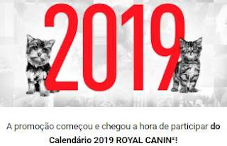 Cadastrar Promoção Calendário 2019 Royal Canin Ração Grátis