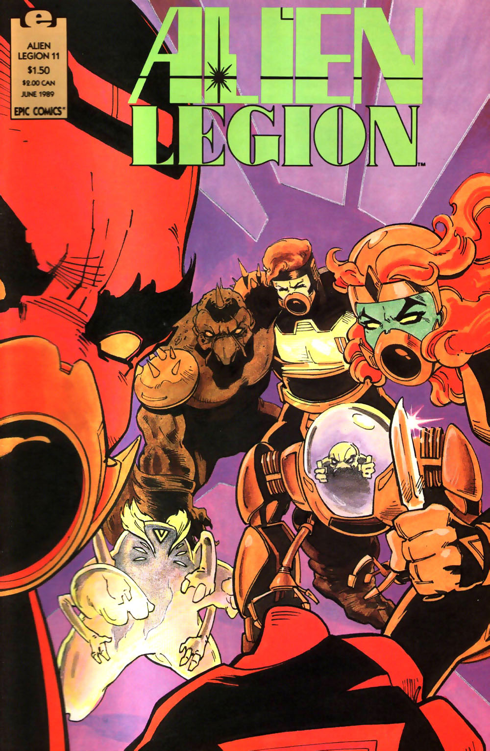 Read online Alien Legion (1987) comic -  Issue #11 - 1