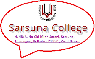 Sarsuna College, 4/HB/A, Ho-Chi-Minh Sarani, Sarsuna, Upanagari, Kolkata - 700061, West Bengal