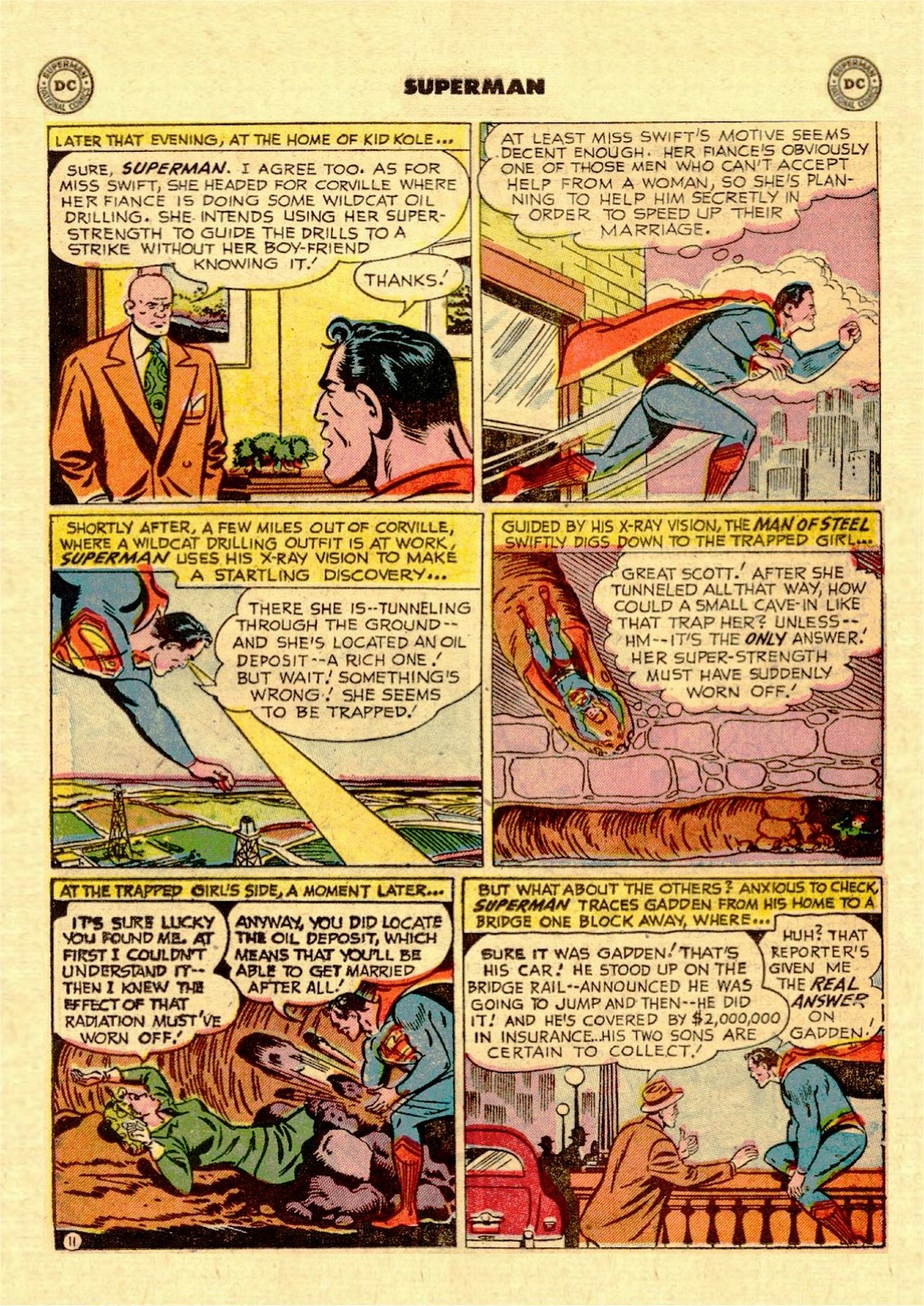 Read online Superman (1939) comic -  Issue #74 - 29