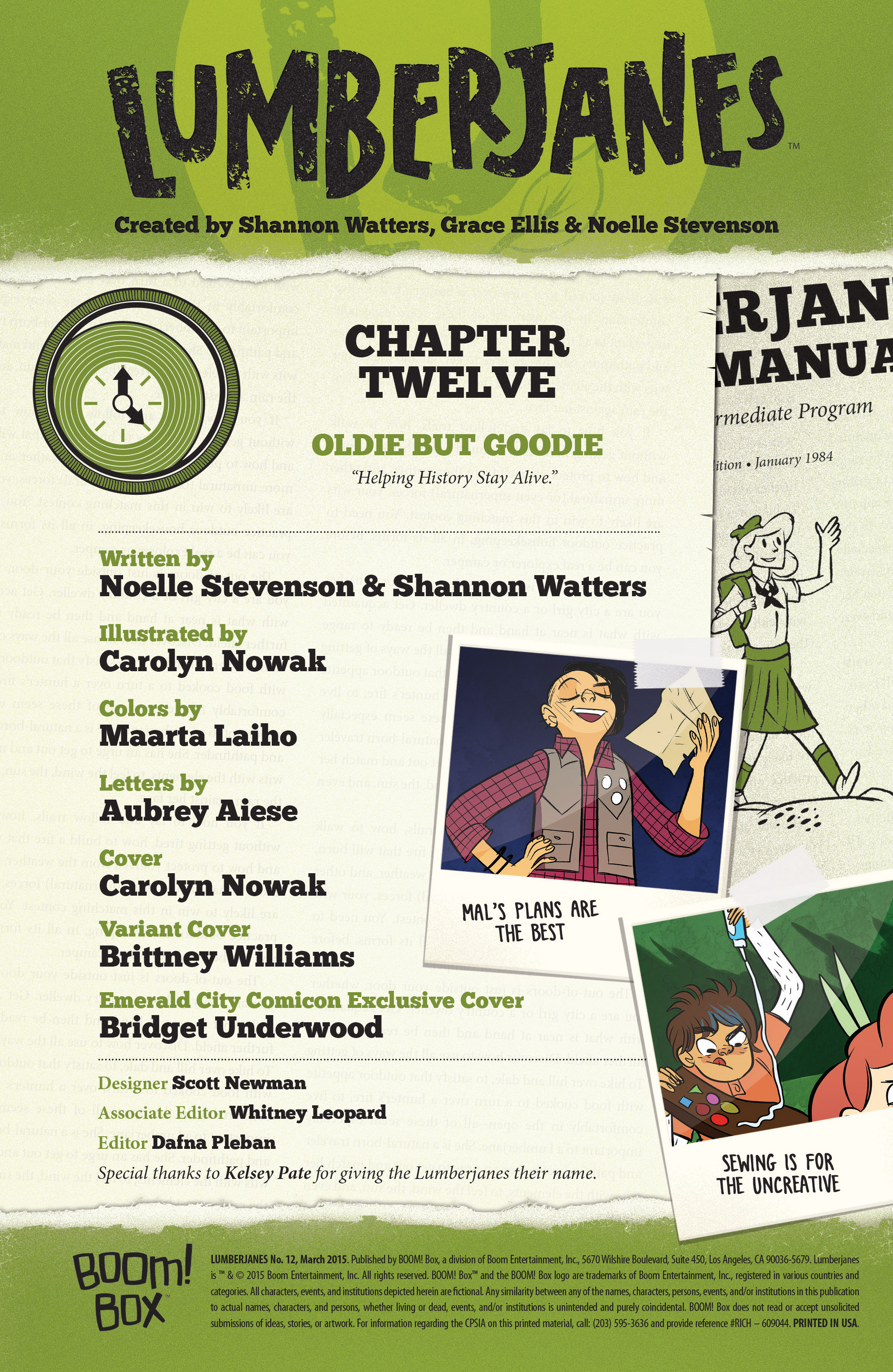 Read online Lumberjanes comic -  Issue #12 - 2