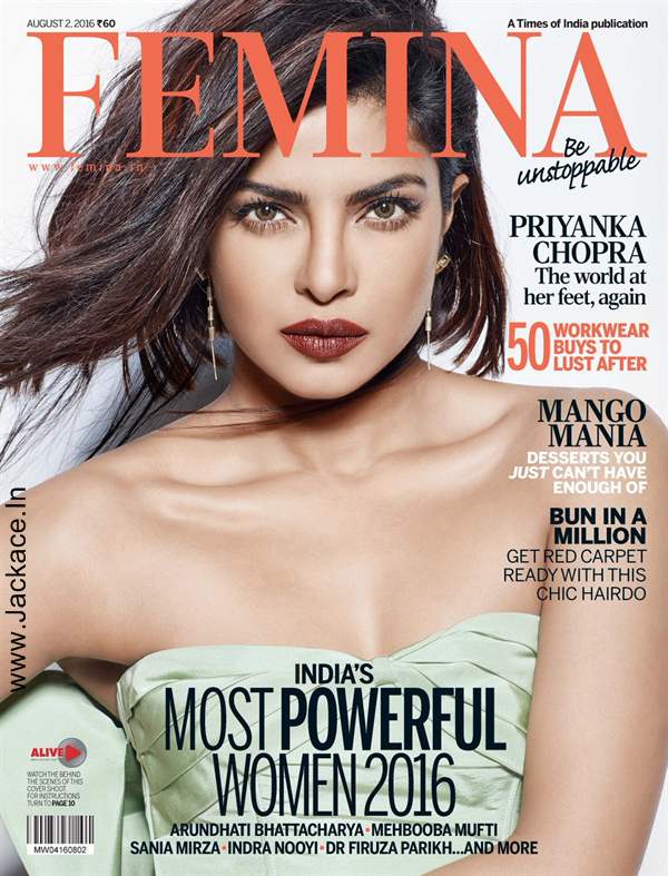 Strong & Stylish : Priyanka Chopra On The Cover Of Femina