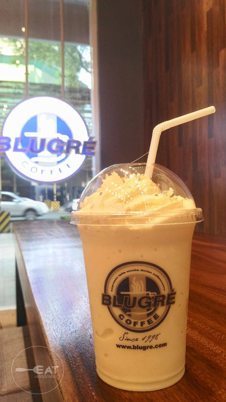 Drinking Durian Blugré Coffee brings Davao to BGC