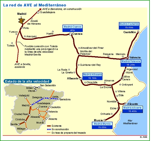 CUCADELLUM.ORG: 70 pasajeros estrenan el AVE entre Valencia y Sevilla