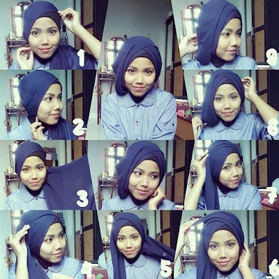 tutorial hijab wisuda segi empat satu warna tutorial hijab wisuda segi empat satu warna