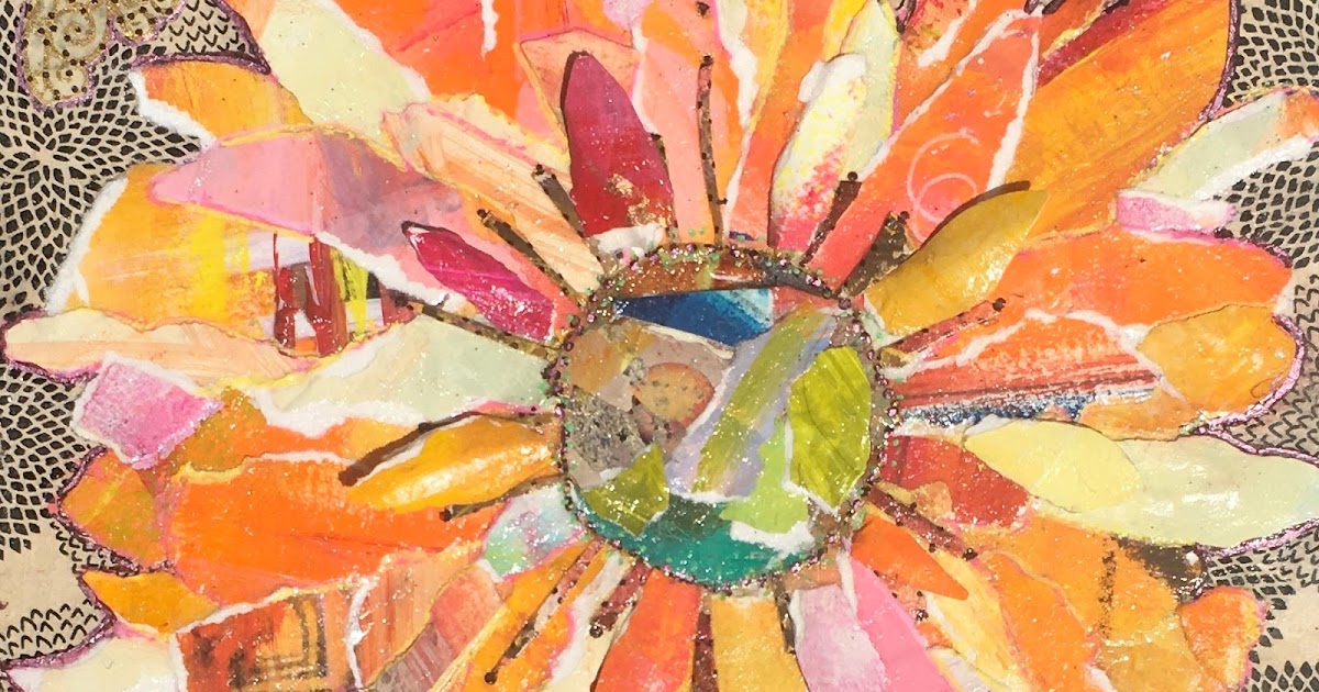 Daily Painters Abstract Gallery Floral Art, Flower Painting,Textural