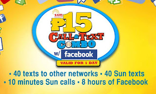 Sun Cellular Call and Text Combo w/ Facebook